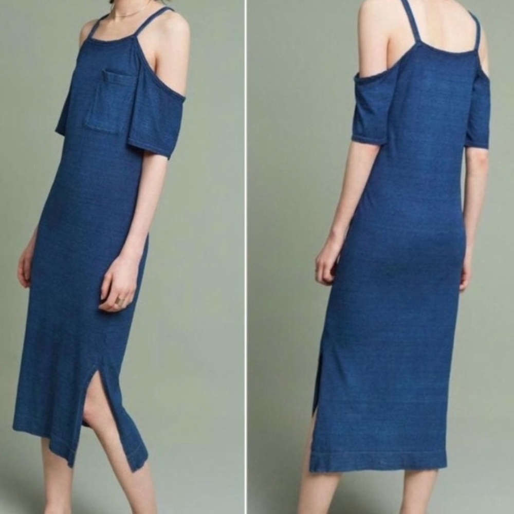 🔴SOLD 🔴 Anthropologie Cloth & Stone Juliette Open Shoulder Dress
